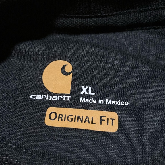 NWOT Carhartt Pull Over Sweater Heavyweight Tough Workwear Black XL - Picture 5 of 8